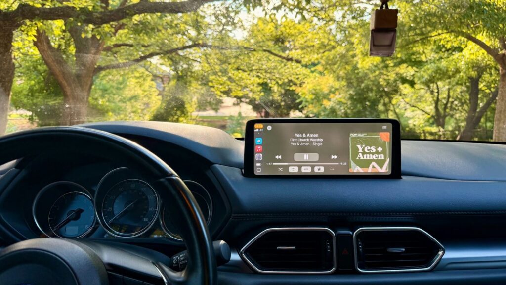 SD card with navigation maps for a car